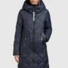 Khujo ZARITA - Wintermantel - Dunkelblau -Modekleidung 00217f1c953340a7b6ae9453c6c04ad4
