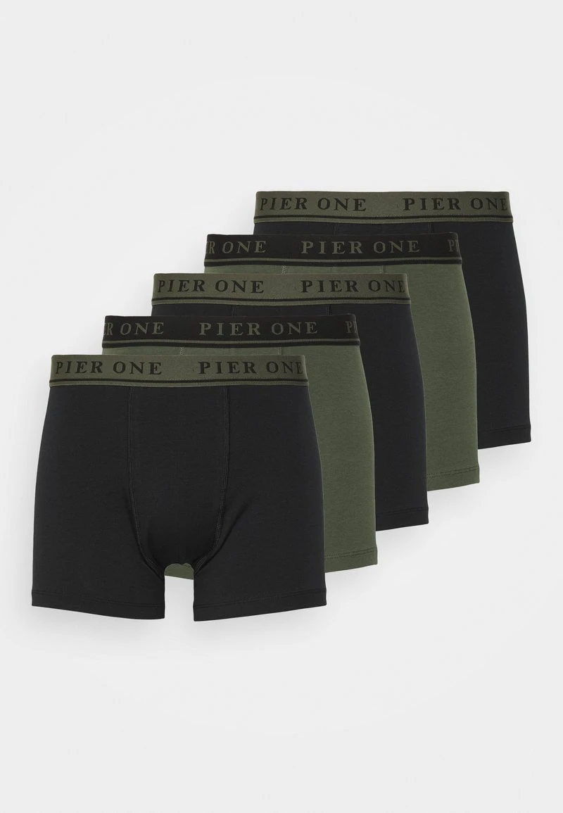 Pier One 5 PACK - Panties - Black/khaki 7 Pier One 5 PACK - Panties - Black/khaki – Bild 5
