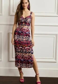 Next MIDI STANDARD - Etuikleid - Purple Floral -Modekleidung 0211879a27ac4839b5d07e48263cfdd4 1