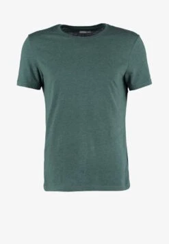 Pier One T-Shirt Basic - Green Melange -Modekleidung 0455591cefac4e409c734834ada6cb34