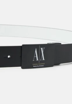 Armani Exchange MAN BELT - Gürtel - Black -Modekleidung 0d772eb0b8c348ab945763fa7092b002