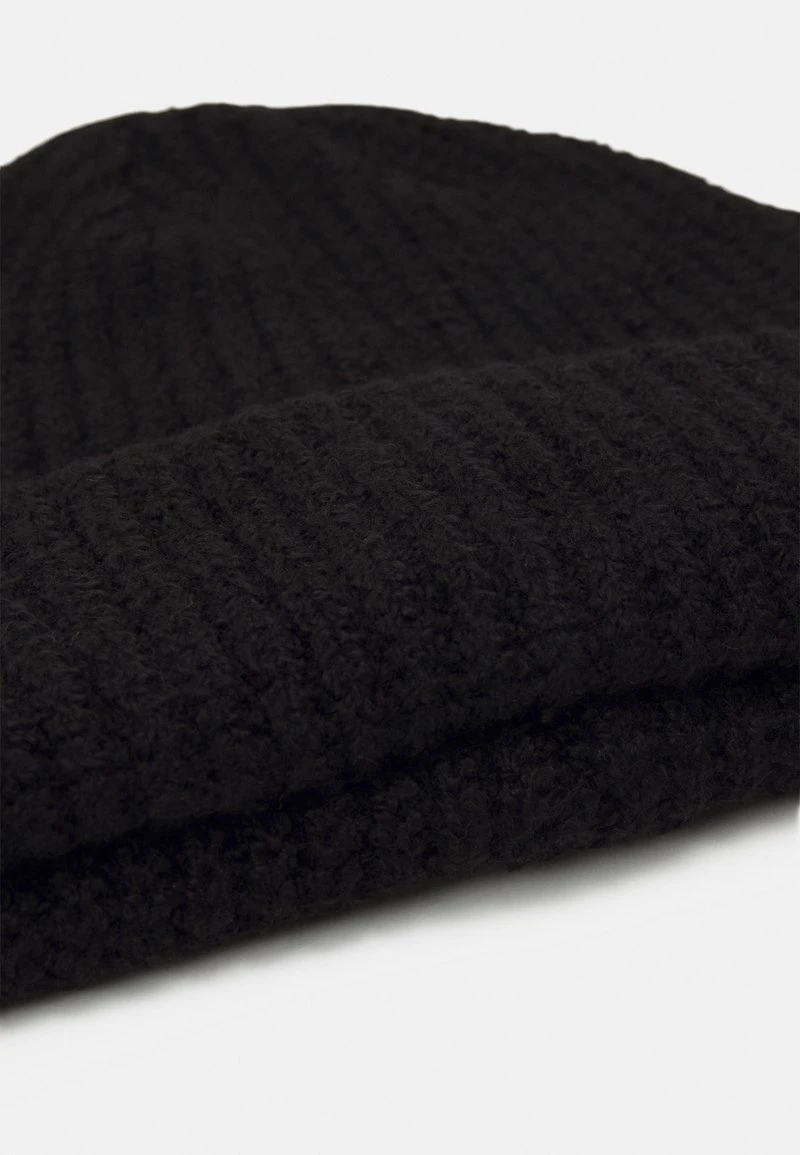 Pier One SHORT MICRO BEANIE UNISEX - Mütze - Black 5 Pier One SHORT MICRO BEANIE UNISEX - Mütze - Black – Bild 3