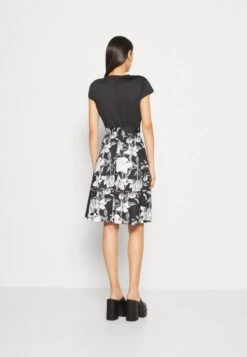 Anna Field Jerseykleid - Black/grey/white -Modekleidung 0fa9db8c642e42578482b4aea3526a00