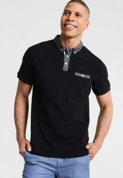 Pier One Poloshirt - Black -Modekleidung 1215ef12131d4b21b0223a035bf598e9 1