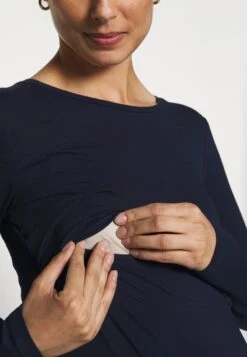 2 PACK NURSING DRESS - Jerseykleid - Dark Blue/black -Modekleidung 13536fd61f1a4997a38e4687137862c9