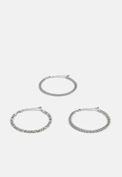 Pier One 3 PACK - Armband - Silver-coloured -Modekleidung 1a3184f89d574022908612b4a38116a8 1