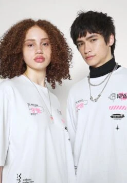 YOURTURN UNISEX - T-Shirt Print - White -Modekleidung 23737f21e2cc4634a64af3dbba5b24b1