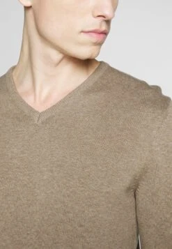 Pier One Strickpullover - Mottled Beige -Modekleidung 2c19a01ca9434245b2aa0d5a63a52085