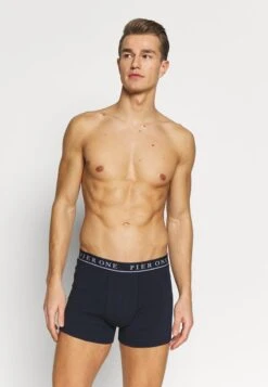 Pier One 5 PACK - Panties - Dark Blue/mottled Grey -Modekleidung 2ed260b129224bb49ff099eed0684a38