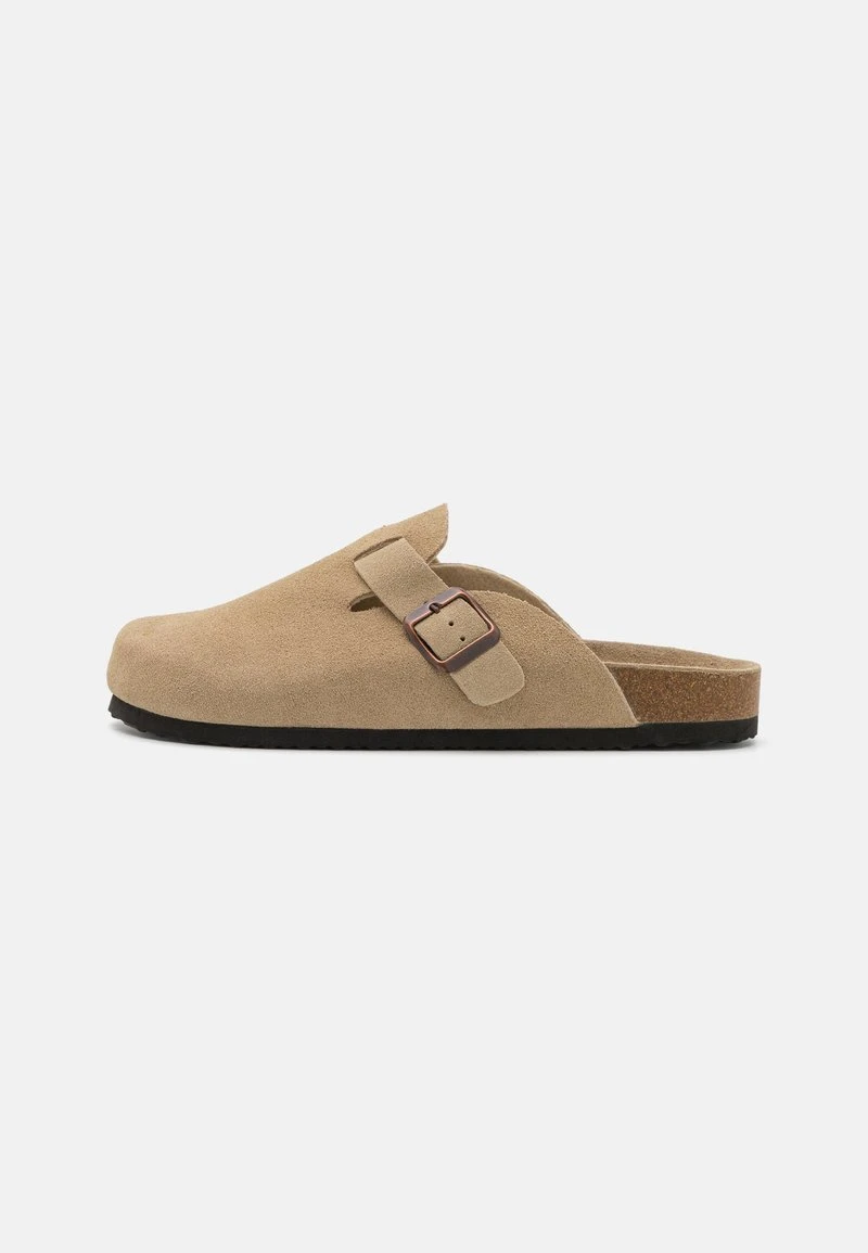 Pier One LEATHER UNISEX - Clogs - Beige 3 Pier One LEATHER UNISEX - Clogs - Beige