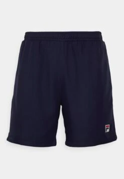 Fila LEON - Kurze Sporthose - Navy -Modekleidung 309001e3346841b899c9d0e856f44dc4
