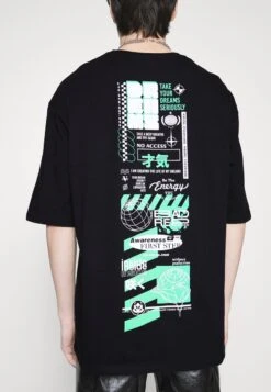 YOURTURN UNISEX - T-Shirt Print - Black -Modekleidung 392a5208dc4e41938e4da5037ae2bc12