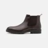 Pier One LEATHER - Stiefelette - Dark Brown -Modekleidung 41f89beec1d246e0874fa6084ef9a421