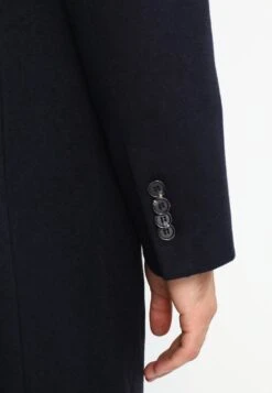 Pier One Klassischer Mantel - Navy -Modekleidung 45269cb0f6b341b796077eef8022c5d0