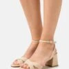 Anna Field LEATHER - Riemensandalette - Beige -Modekleidung 4e2daf2b43774394a08fd24dbe15d517
