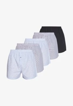 Pier One 5 PACK - Boxershorts - Dark Blue -Modekleidung 531ac8b7783047128783f10fe20a334d