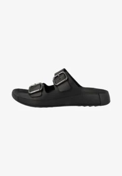 ECCO 2ND COZMO M SLIDE - Pantolette Flach - Black -Modekleidung 5c329d4e0caa4d128bf191d9acc2f0d3 1