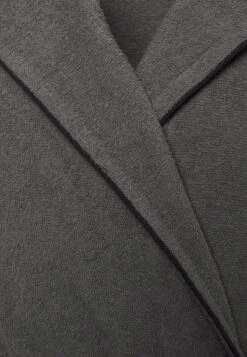 Pier One Bademantel - Dark Grey/black -Modekleidung 5ced349125594756a9f83b8f896e806e