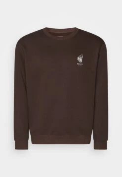 Pier One Sweatshirt - Dark Brown -Modekleidung 6301392f58bf4ec28c7deb55a4944195 1