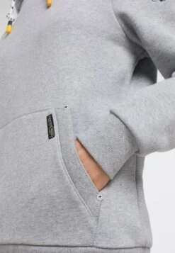 Schmuddelwedda Kapuzenpullover - Hellgrau Melange -Modekleidung 661b9171b97c49e99827ee0f208623c3