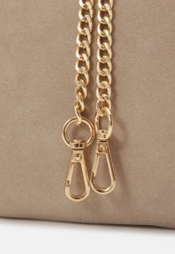 Anna Field LEATHER - Clutch - Taupe -Modekleidung 67a7cd997fca425fa7e5dcd0ad325ece