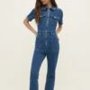 Stradivarius Jumpsuit - Dark Blue Denim