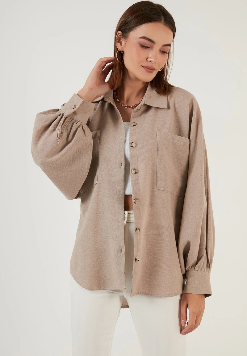 LELA Hemdbluse - Mink Color 7 LELA Hemdbluse - Mink Color – Bild 5