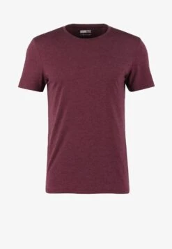Pier One T-Shirt Basic - Bordeaux Melange -Modekleidung 70d93fbfbfcb418dbb72dc1b82e9413f