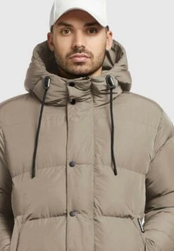 Khujo RAFI - Wintermantel - Taupe -Modekleidung 761bb1376de54146b6619db4dea9a657