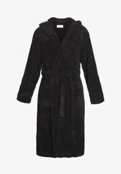 Pier One Bademantel - Black -Modekleidung 762ee3d9ac204d40b4a576286403ba29