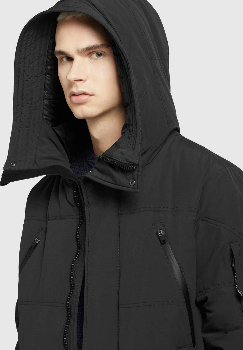 Khujo CLOYD - Wintermantel - Schwarz 6 Khujo CLOYD - Wintermantel - Schwarz – Bild 4