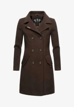 Marikoo NANAKOO - Klassischer Mantel - Black -Modekleidung 84fb733158dc4ea8a0139e51843cec8d