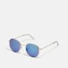 Pier One UNISEX - Sonnenbrille - Gold-coloured/blue -Modekleidung 86da2e15ef8c413eada469d3cb0f90a2