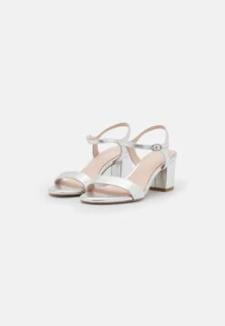 Anna Field LEATHER - Riemensandalette - Silver -Modekleidung 8ce0c9b46f9f41c29e5eca00a046d1ab