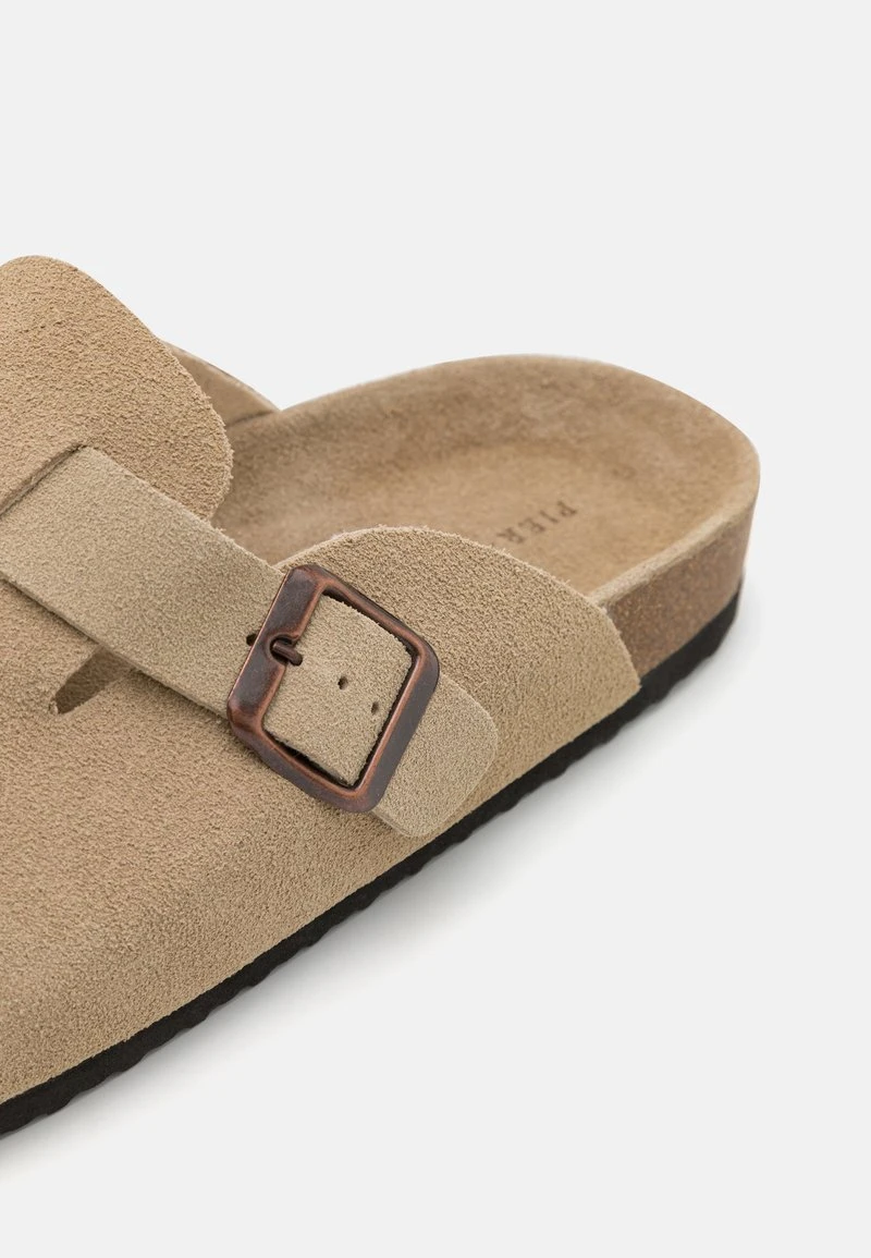 Pier One LEATHER UNISEX - Clogs - Beige 8 Pier One LEATHER UNISEX - Clogs - Beige – Bild 6