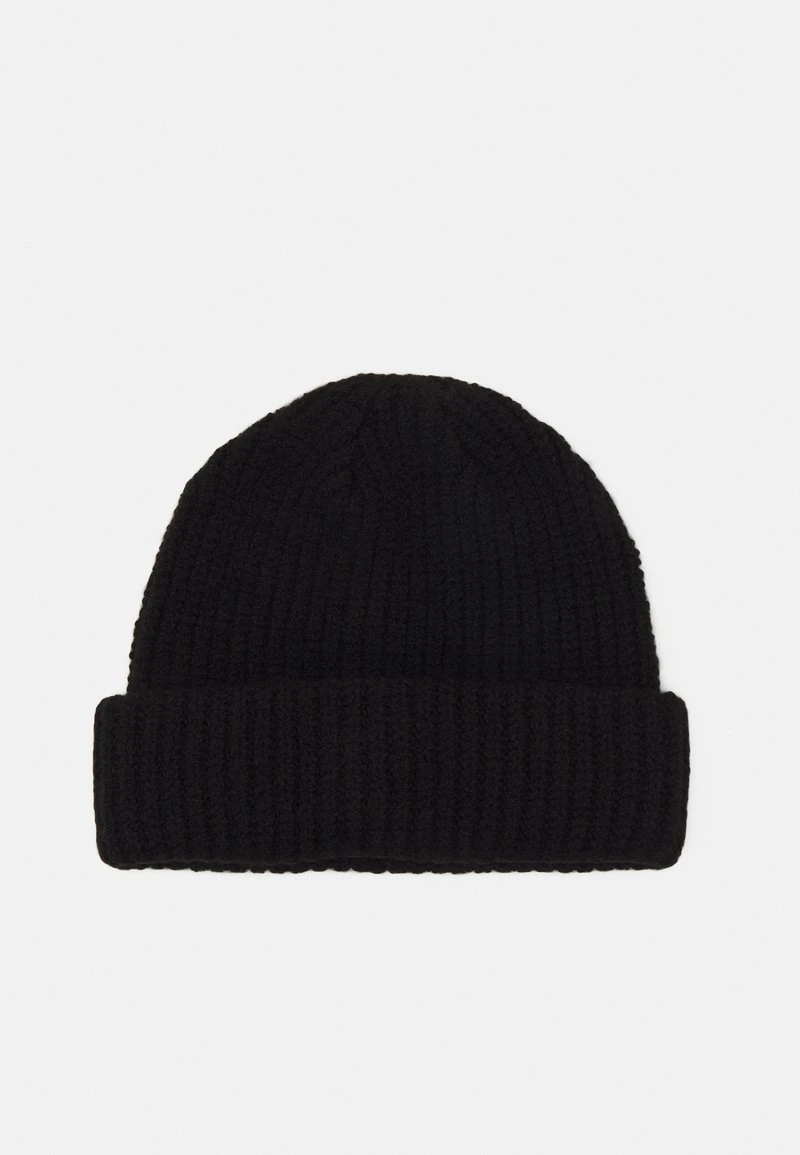 Pier One SHORT MICRO BEANIE UNISEX - Mütze - Black 6 Pier One SHORT MICRO BEANIE UNISEX - Mütze - Black – Bild 4