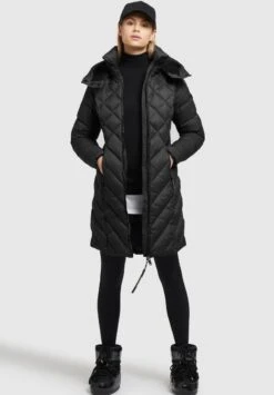 Khujo ANETH - Wintermantel - Schwarz 12 Khujo ANETH - Wintermantel - Schwarz -Modekleidung a12e8a4c0edc4722bc140ab3baf88763