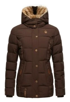 Marikoo NEKOO - Winterjacke - Dark Choco -Modekleidung a94498fd606a41f799e78fa9d0269588