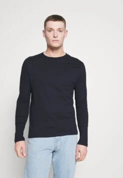 Pier One 5 PACK - Langarmshirt - White/dark Blu/grey -Modekleidung b6bd0ebd2c8b455da43c6a1b757461c3