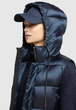 Khujo TOURIN - Weste - Dunkelblau -Modekleidung bd71fb97893342a9a0f1063d7bea0816