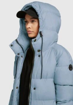 Khujo LAMERA - Wintermantel - Hellblau -Modekleidung be00e6e7c23f42b3a0fc87478f310dfc