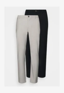 Pier One 2 PACK - Stoffhose - Mottled Light Grey/black -Modekleidung bf5cfc6785a64bee84d2f35fab7c6ae4 1