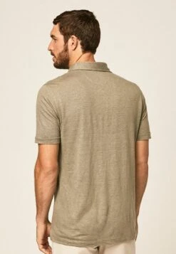 Hackett London JSY STR TRIM - Poloshirt - Khaki -Modekleidung c02f00418ede45c5805f9ec5c66f7550