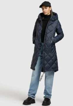 Khujo ZARITA - Wintermantel - Dunkelblau -Modekleidung c91db62389124eafb2ba6b64da933d58