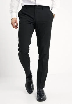 BASIC PLAIN BLACK TUX SUIT SLIM FIT - Anzug - Black -Modekleidung d7c6dc4b665a4696a153e495b2b1bcb6
