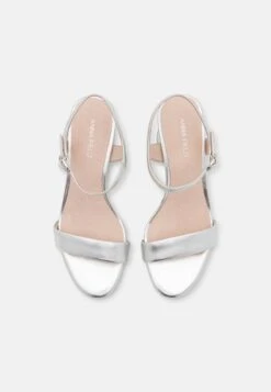 Anna Field LEATHER - Riemensandalette - Silver -Modekleidung d8175a71baaa42b89c0f78ec1aba1ef6