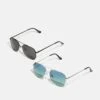 Pier One 2 PACK - Sonnenbrille - Black/blue -Modekleidung e0eac7f8f57c4585b786e354fd010712