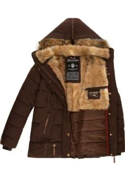 Marikoo NEKOO - Winterjacke - Dark Choco -Modekleidung e1576d21b0ad4a2d8c1927fbc035fd79