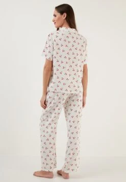 LELA REGULAR FIT SET - Nachtwäsche Hose - White -Modekleidung e2499f0c56464858903249ccb5a2eb05