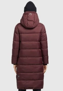 Khujo JULINA MATT - Wintermantel - Dunkelrot -Modekleidung e42b54ea35f943f495226ac5b8f347f1